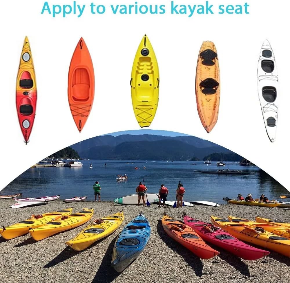 Chuanke Kayak Cockpit Cover UV60+ 420D Oxford Adjustable Canoe Dust-Proof and Waterproof Seat Cover